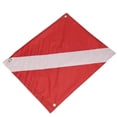 thumbnail image 2 of Seachoice Vinyl Diver Down Flag, Boat Diving Flag, Removable Stiffener, 20 In. X 24 In., 2 of 5