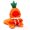 Orange, variant on Warm Dog Winter Clothes Cute Fruit Dog Coat Hoodies Fleece Pet Dogs Costume Jacket for French Bulldog Chihuahua Ropa para Perro(Green,S)