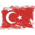 thumbnail image 3 of CafePress - Grunge Turkey Flag Greeting Cards - Greeting Card, Blank Inside Glossy, 3 of 3