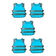 thumbnail image 3 of relayinert Reflective Safety Vest for Kids High Visibility Waistcoat for Traffic and Work blue 42x47x5cm 5Set, 3 of 6