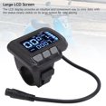 thumbnail image 4 of Electric LCD Display Meter, ABS 6 Core Water Proof Cable Electric LCD Display Panel Clear Lightweight  for 22.2mm Handlebars, 4 of 7