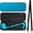 Blue, variant on Otamatone Official Case for Deluxe Size (17.25 inch) Musical Instrument Toy Synthesizer Hard Shell Cover, Smooth Fitted Protective Interior with Official Logo Strap, Inner Sipper Pouch (Black)
