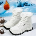 thumbnail image 6 of Women's Boots Mid Calf Insulated Thermal Footwear for Outdoor Hiking Warm -Lined Boots for Ladies, 6 of 9
