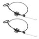 thumbnail image 3 of Reemplazo de anillo en D con mango reclinable de cable de acero al carbono de 2 piezas para sofá y sofá universal, 3 of 5