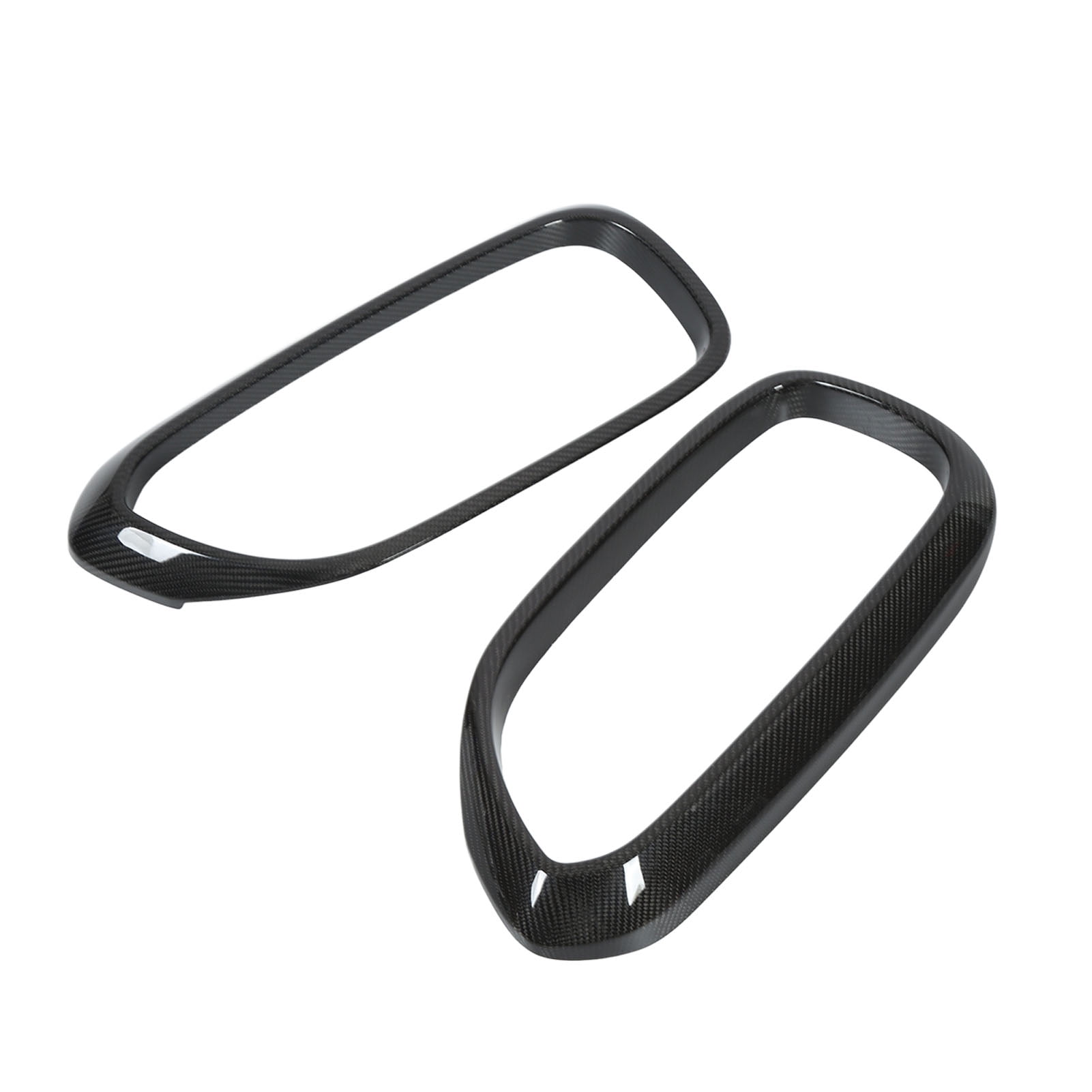 Front Grill Surround, Carbon Fiber Front Grille Trim Gloss Black Modification Replacement For M5