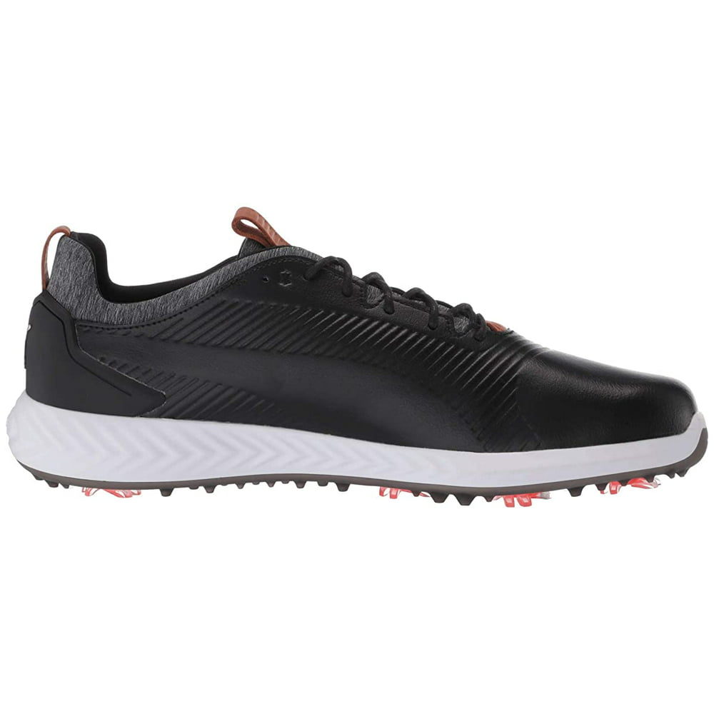Puma IGNITE PWRADAPT Leather 2.0 Golf Shoes PUMA Black/PUMA Black 10.5 ...