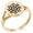 Rose Gold, variant on Stainless Steel Holy Magic Rune Minimalist Oval Top Polished Statement Signet Ring