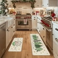 thumbnail image 5 of Todaioua Christmas Kitchen Rugs Set of 2 Merry Christmas Tree Kitchen Mats Winter Holiday Christmas Rug Non-Slip Floor Mat Xmas Farmhouse Decorations for Home Kitchen Bathroom - 16x24 and 16x47 Inch, 5 of 6