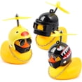 thumbnail image 1 of Paquete de 3 adornos de pato amarillo para coche, adornos para salpicadero de coche, para decoración de coche, oficina, habitación, 1 of 5