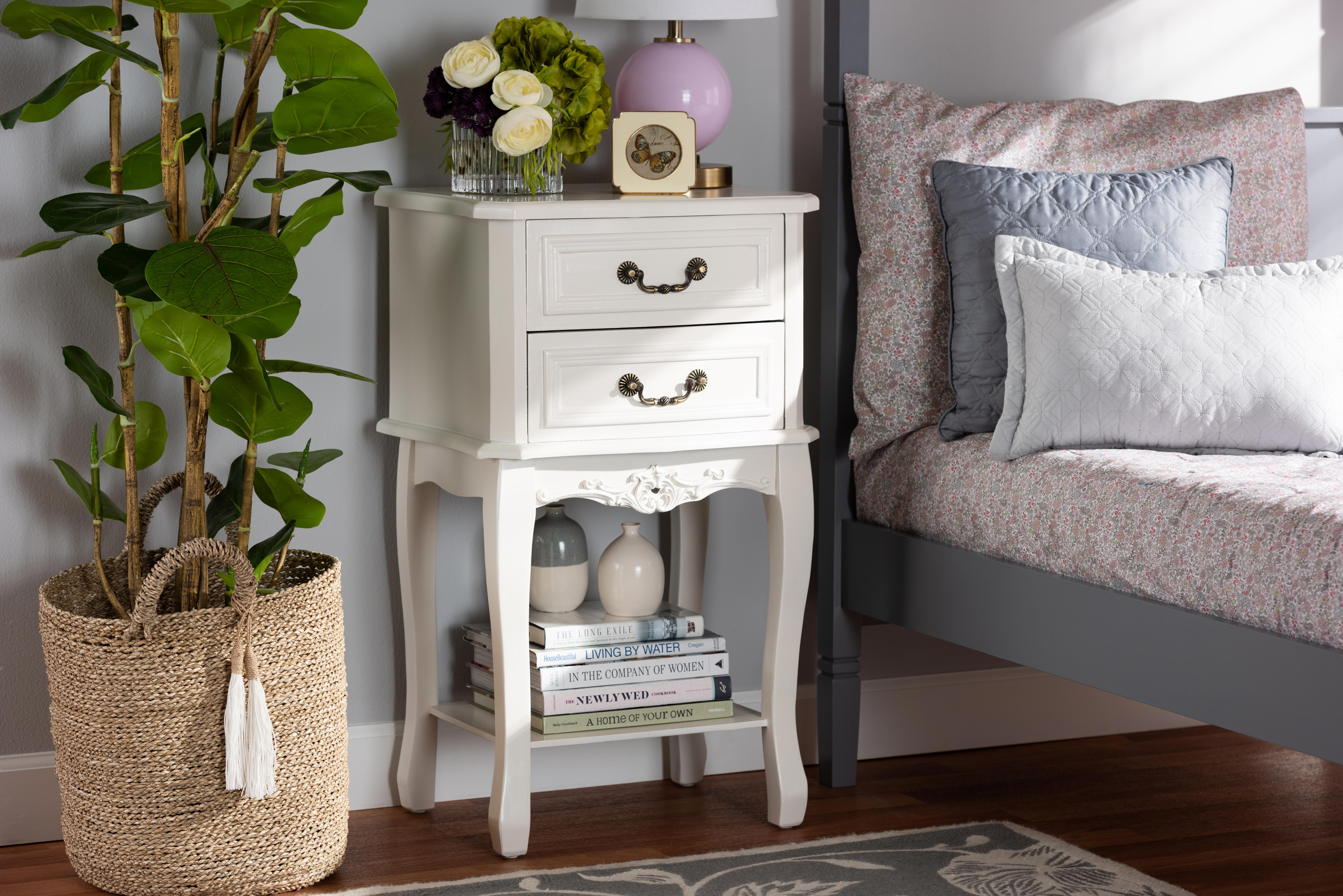 Baxton Studio Gabrielle Traditional French Country Provincial White
