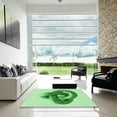 thumbnail image 7 of Ahgly Company Machine Washable Indoor Rectangle Transitional Mint Green Area Rugs, 6' x 9', 7 of 7