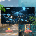 thumbnail image 5 of 1 Pcs 2D Flat License Plate Covers & Frames, A Digital Dragonfly For Decorative Front, Waterproof For Decoration Aluminum License Plate Covers & Frames Cover For Men Women, 12" X 6", 5 of 7
