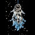 thumbnail image 4 of Dream Catcher, Feathers Tree of Life Style Dream Catcher with Lights & Healing Crystal Stone, Handmade Wall Hanging Dreamlike Decor for Bedroom Windows Wedding Party Wall Decor Art Craft Gift, 4 of 4