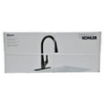 thumbnail image 1 of Kohler Bold Bevin Robinet de Cuisine Rétractable - Noir Mat, 1 of 4
