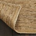 thumbnail image 6 of Hand-Woven Altay Leather, Cotton, and Jute Area Rug, 6 of 9