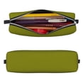 thumbnail image 2 of Yiaed Olive Print Leather Pencil Case - Leather Pen Pencil Holder - Elegant & Practical Pencil Pouch for Work & Office, 2 of 7