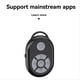thumbnail image 2 of Control Remoto Bluetooth para Selfies, Obturador de Cámara de Teléfono Móvil, Controlador Inalámbrico Compacto., 2 of 7