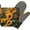 Abstract Oil Painting Sunflower, variant on Wolves Howling in Night Heat-Resistant Oven Mitts and Pot Holder Full Moon Kitchen Non-Slip Silicone Cooking Microwave Gloves for Cooking Baking Grilling