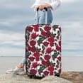 thumbnail image 7 of Disketp Rose Flowers Elastic Travel Luggage Cover Travel Suitcase Protective Cover For Trunk Case Apply To 18''-32'' Suitcase Cover-Medium, 7 of 7