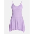 thumbnail image 5 of No Boundaries Lace Hanky Hem Mini Dress, Women's XXS-XXL, 5 of 5