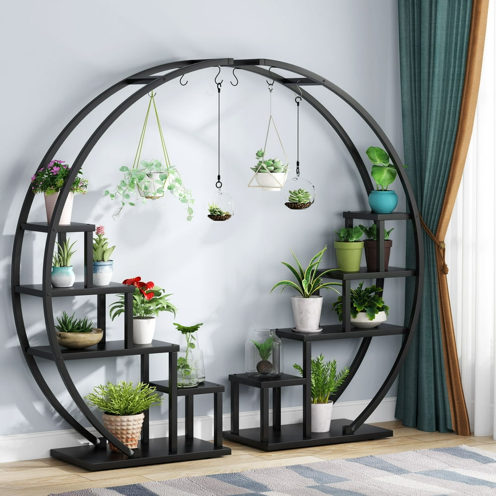 Tribesigns 5-Tier Plant Stand, Modern Bonsai Flower Pot Holder with 6