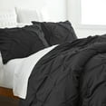 thumbnail image 2 of Noble Linen's 3 Piece Pinch Pleat Duvet Cover Set, 2 of 7