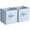 Pastel Blue, variant on Sorbus 11" Foldable Fabric Storage Cube Bin, Rainbow Sparkle (2 pack)
