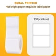 thumbnail image 4 of Sidaley Papel térmico Etiqueta de impresora térmica Etiquetas de envío Pegatinas térmicas Impresión transparente Papel de recibo térmico para Kits de mantenimiento de impresoras Tipo3, 4 of 6