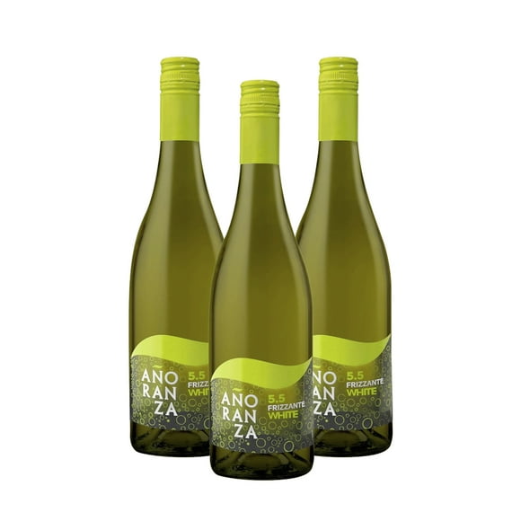 PACK DE 3 VINO BLANCO ESPUMOSO AÑORANZA FRIZZANTE WHITE 750ML
