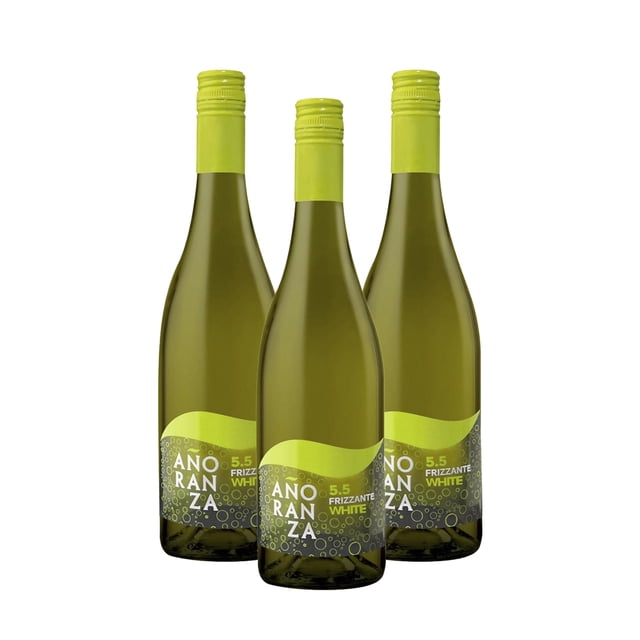 PACK DE 3 VINO BLANCO ESPUMOSO AÑORANZA FRIZZANTE WHITE 750ML