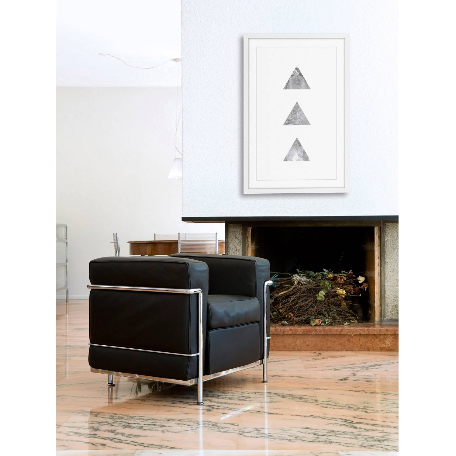 Marmont Hill "Tri" by Bryon White Framed Painting Print