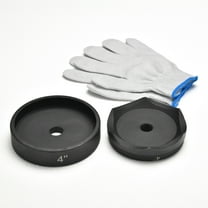 Yescom 4" Hydraulic Knockout Punch Die for Hole Punch Driver 3/4"-16UN Thread