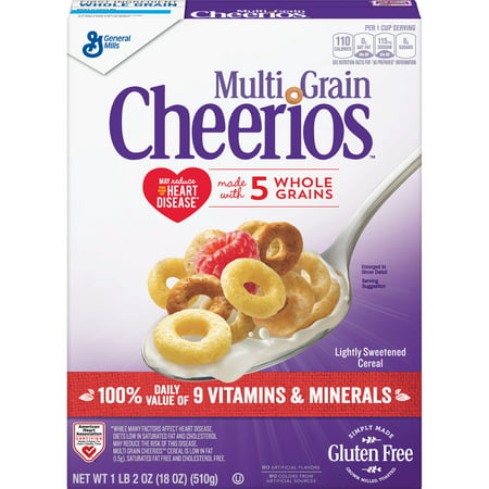 Multi Grain Cheerios Gluten Free Multigrain Cereal 18 (Best Cereal For Low Carb Diet)