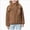S10-Coffee, variant on 11-12 Years Tween Childrens Warm Jacket Boys And Girls Simple And Plush Jacket Zipper Cardigan School White Sweatshirt