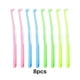 thumbnail image 5 of Soidarity 8 pack/lote de cepillos de dientes de ortodoncia, herramientas fáciles de usar para el mantenimiento de aparatos dentales, cepillo de cuidado de los oídos, 5 of 6