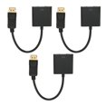 thumbnail image 2 of DisplayPort To VGA Adapter, 1920x1080 Gold Plated Compact Design  To VGA Adapter 3Pcs 60Hz  For Laptop, 2 of 8