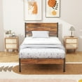 thumbnail image 6 of Bigleap Twin Size Metal Platform Bed Frame, No Box Spring Needed with 700LBS Sturdy Wooden Slats Support, Noise Free, 6 of 7
