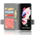 thumbnail image 5 of Dteck Wallet Phone Case for Samsung Galaxy Z Fold3 5G, 3 Card Slots Holder Wallet PU Leather Magnetic Closure Folio Flip Cover,Gray, 5 of 6