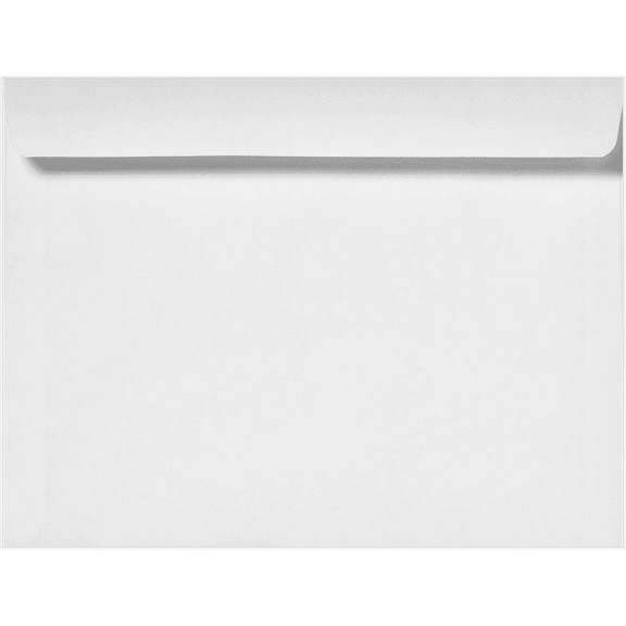 LUXPaper 9 1/2 x 12 5/8 Booklet Envelopes, Bright White, 50/Pack