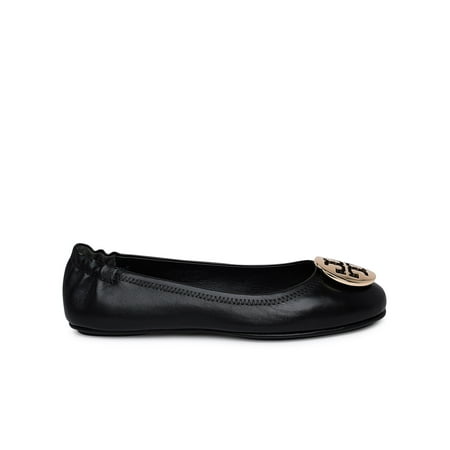 

Tory Burch Woman Black Leather Claire Ballet Flats