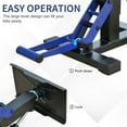 thumbnail image 3 of Blue Motorcycle Lift Jack, 330 LBS Capacity Steel ATV Scissor Lift Jack with Handle for Motorcycle Dirt Bike, Portable Hydraulic Floor Hoist Stand Table, 3 of 9