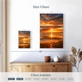 thumbnail image 4 of Elephant Stock Sunset Over The Beach Wall Art - Vertical Canvas Wall Art - Living Room Wall Decor - Beach Canvas - Orange And Blue Decor By Adrian Campfield - 16" x 24", 4 of 8