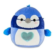 Squishmallows Official Plush 12 inch Blue J With Heart - Child's Ultra Soft Stuffed Plush Toy