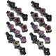 thumbnail image 1 of Sparkling Crystal Stone Braided Hair Clips (8 Pcs), 1 of 5