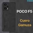 thumbnail image 2 of Cuero Gamuza Funda POCO F5 F5Pro Case Toque Cómodo Anti-huella digital Borde de TPU suave Proteger la cámara Proteger la pantalla a prueba de choques poco f5 pro, 2 of 4