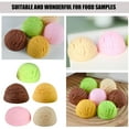 5pcs Simulated Ice Cream Balls Lifelike Ice Cream Props Showcase Decorative Props