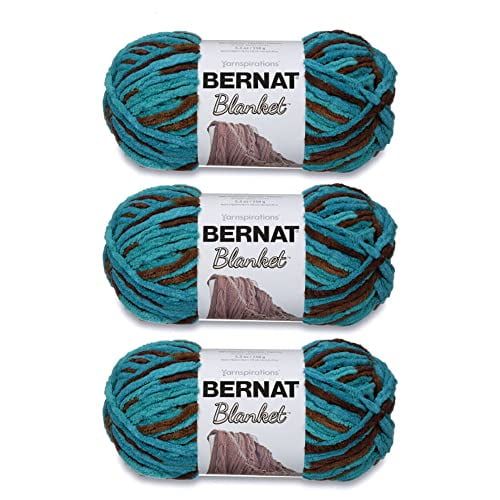 Bernat Maker Home Dec Pebble Beach Varg Yarn - 2 Pack of 250g/8.8oz -  Cotton - 5 Bulky - 317 Yards - Knitting/Crochet 
