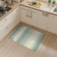 thumbnail image 2 of ODIKA 3'x5' Washable Area Rug Non-Slip, Flatweave, Easy Care Cream Gradient Ombre Herringbone Faded Zigzag Stripes Border for Hallway, Laundry Room, 2 of 7