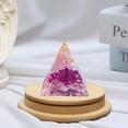 thumbnail image 2 of Pirámide De Orgón Generador de energía de cristal Pirámide de orgón Árbol rosa Piedra de sanación espiritual, 2 of 3