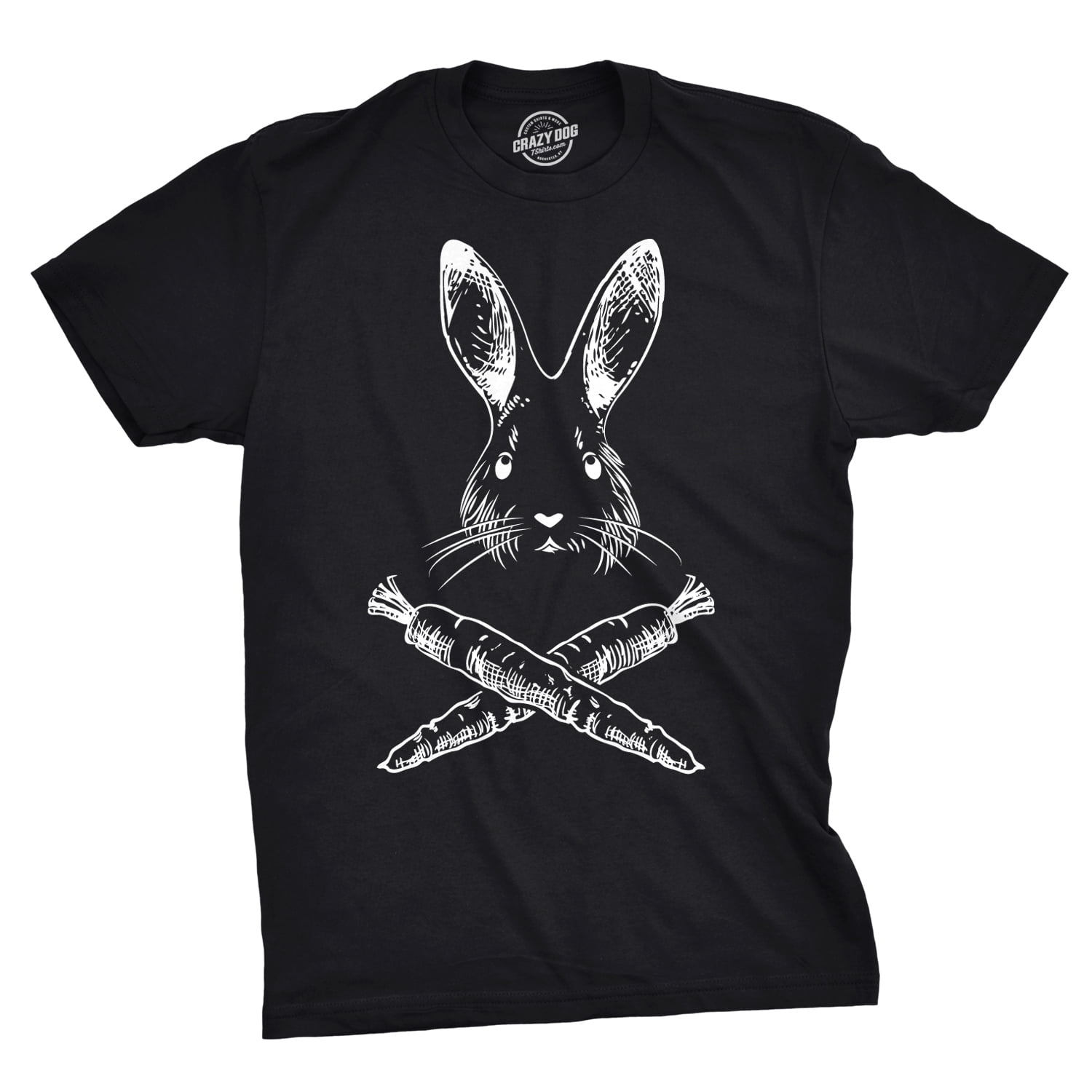 Jolly Roger Easter T Shirt Funny Bunny 